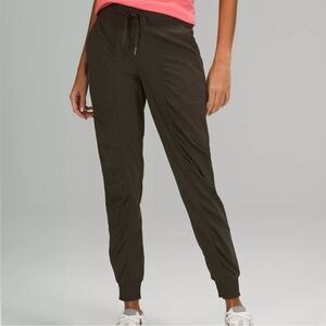 Lululemon Mid Rise Dance Studio Pant dark olive